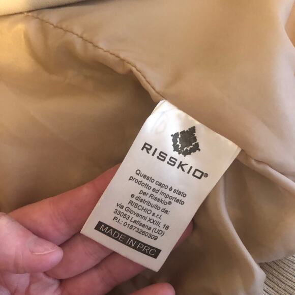 Risskio Full Zip High Neck Zip Pockets Jacket Womens Size XL - Picture 5 of 9